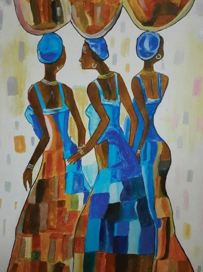 3 African ladies